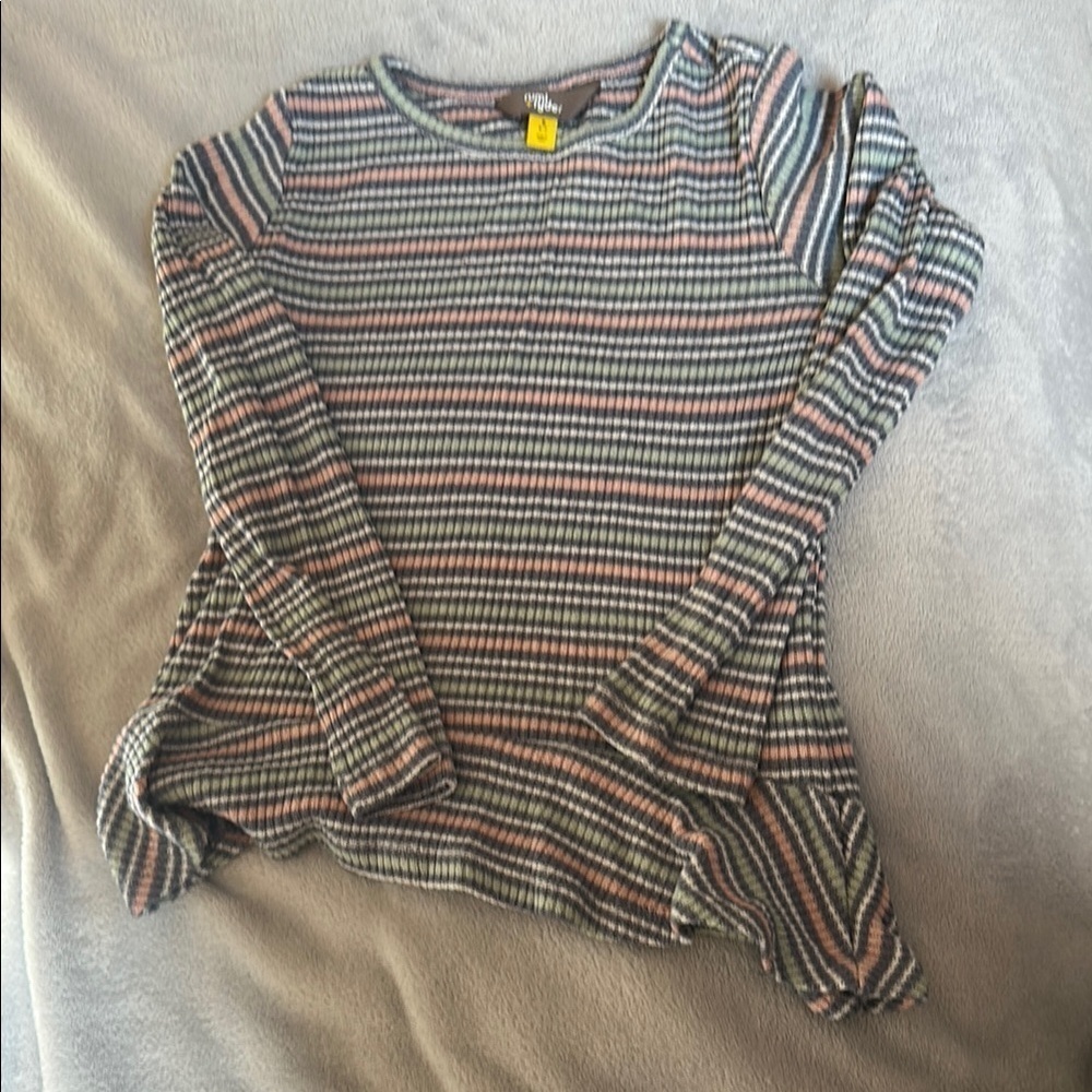Rumi + Ryder Striped Long Sleeve Tee Size 6-7